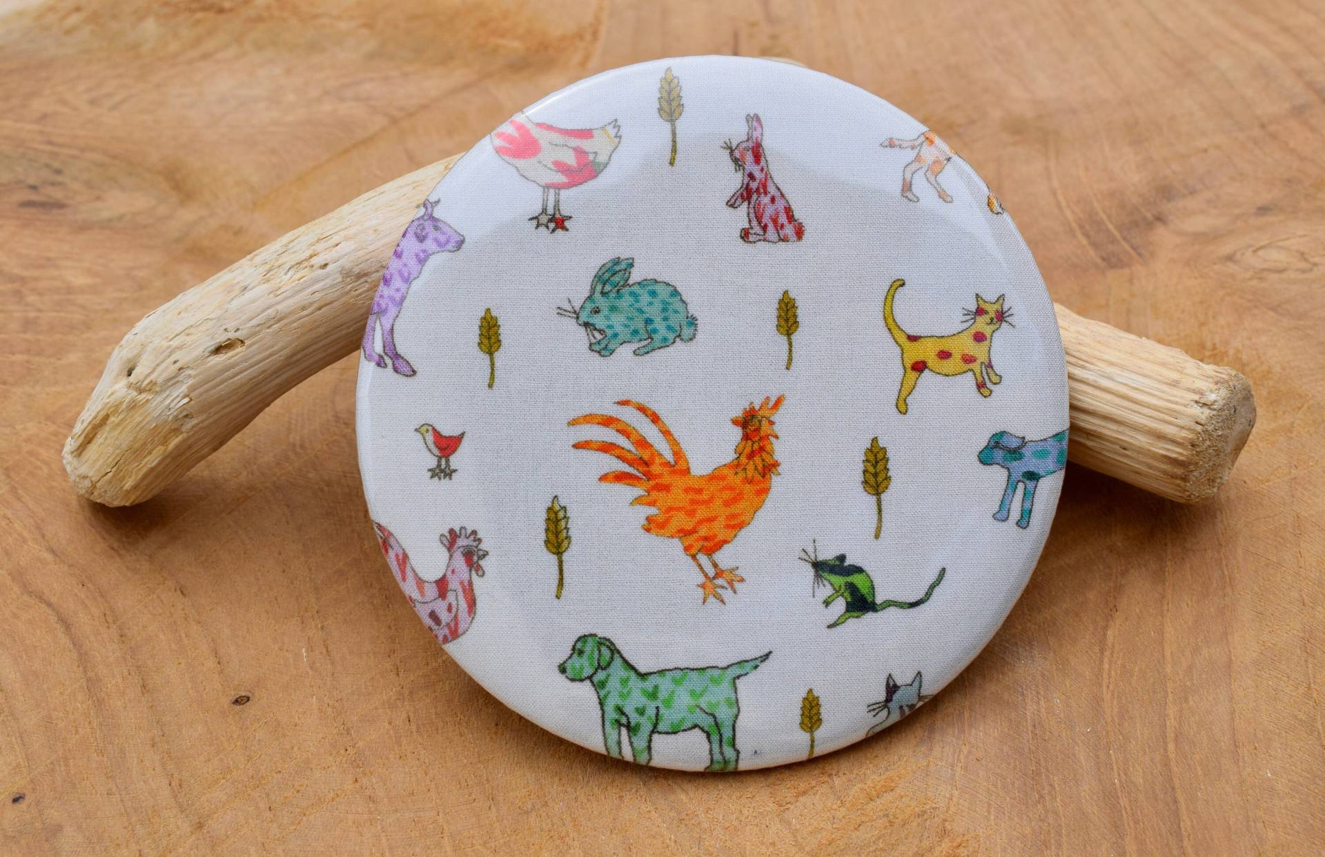 Spiegel in Liberty Farmyard Tails von Etsy - VictoireetPaul