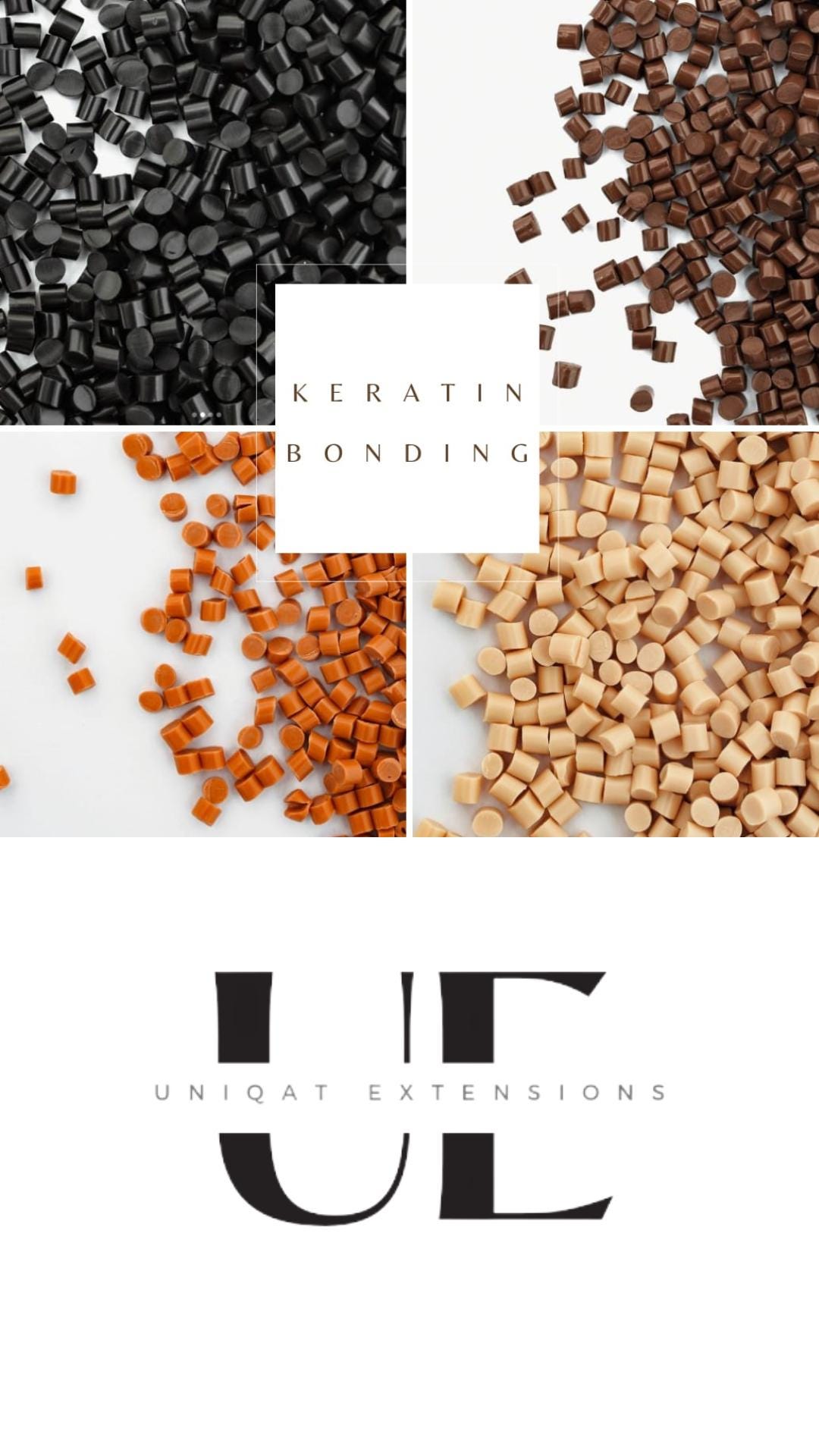 Keratin Bonding Kupfergranulat Hartkeratin Haarverlängerung 20G von Etsy - VictorioJewelryStore
