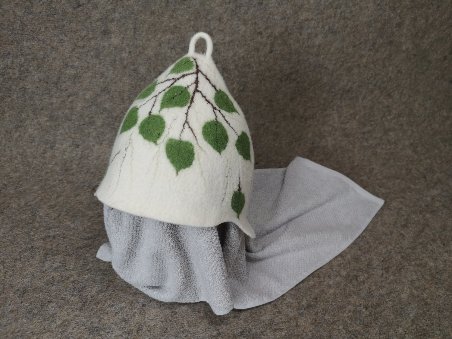 Banya Capt Handgefertigter Saunahut Mit Hut Aus Filz von Etsy - VilmaFelting