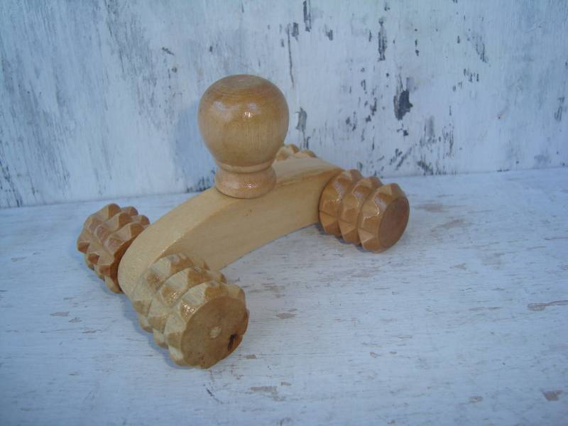 Holzmassagegerät, Nie Gebraucht, Körpermassager, Handmassagegerät, Rückenmassager, Fußmassager, Geschenke, Geschenk von Etsy - VintageAvangardShop