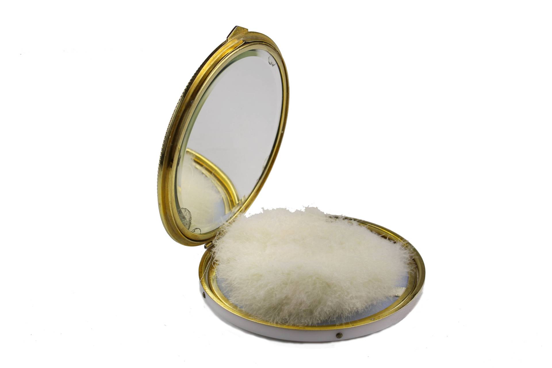 Vintage Puderdose Aus Perlmutt von Etsy - VintageCarwen