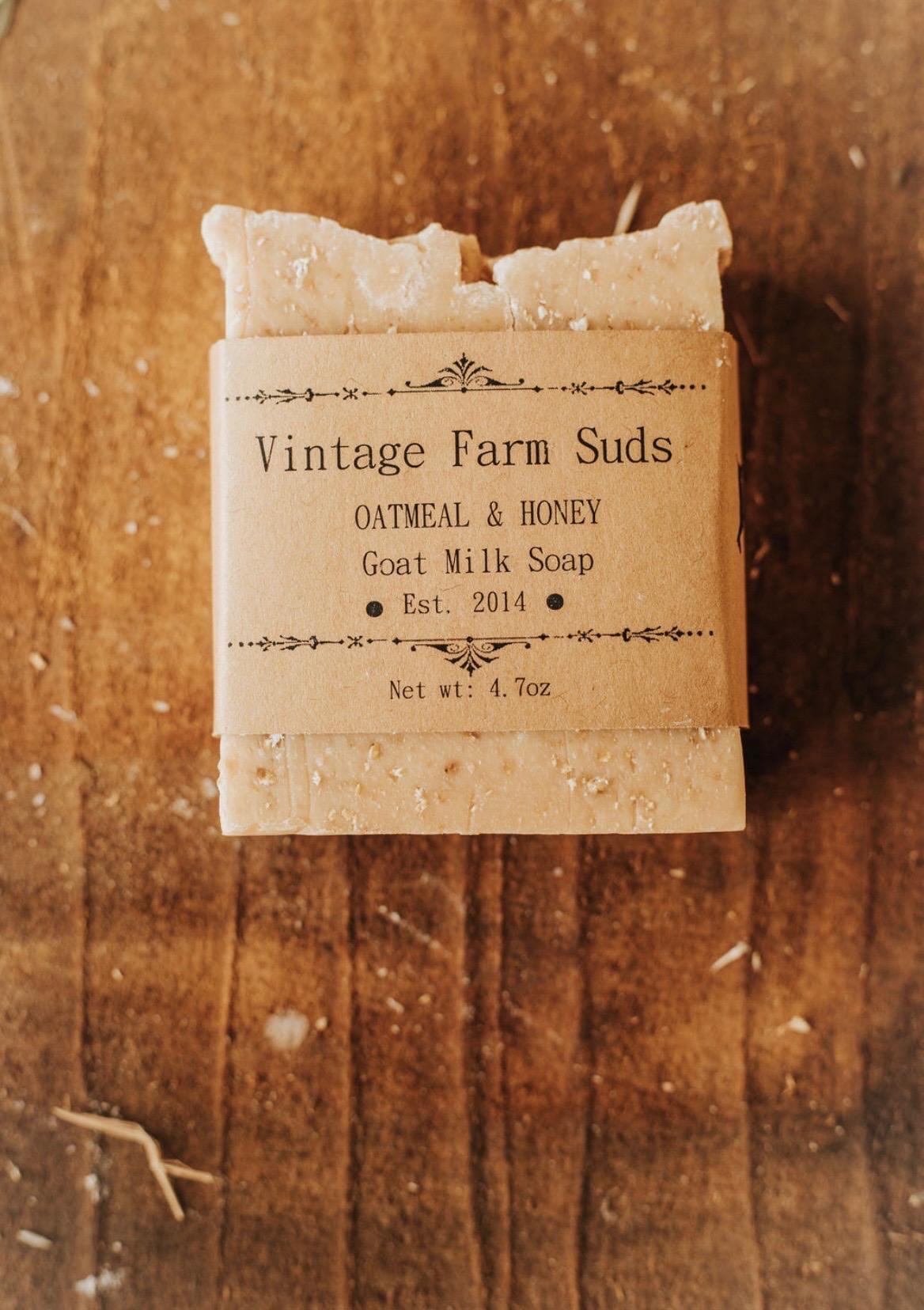 Haferflocken & Honig-Ziegenmilchseife von Etsy - VintageFarmSuds