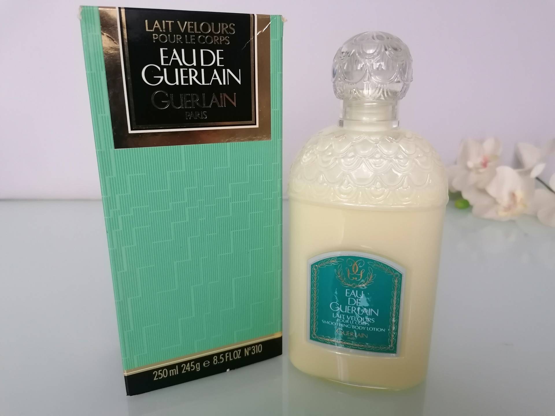 Eau De Guerlain Glättende Körperlotion 250 Ml Seltener Parfümierter Vintage Körper von Etsy - VintageItalienstyle