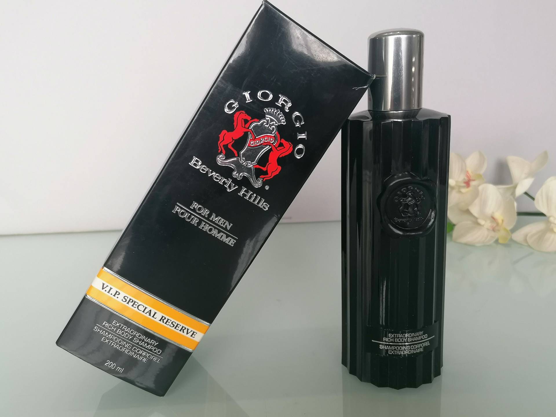 Giorgio Für Herren V.i.p. Special Reserve | 1987 Reichhaltiges Körpershampoo 200 Ml/ 6, 7 Fl.oz Giorgio Für Herren V.i.p. Special Reserve | 1987 Reichhaltiges Körpershampoo 200 Ml/ 6, 7 Fl.oz von Etsy - VintageItalienstyle