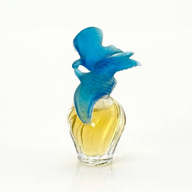 Vintage Miniatur L'air Du Temps Eau De Parfum Flakon Blau Von Nina Ricci Ca. 2, 5 Ml von Etsy - VintageMiniatureDE