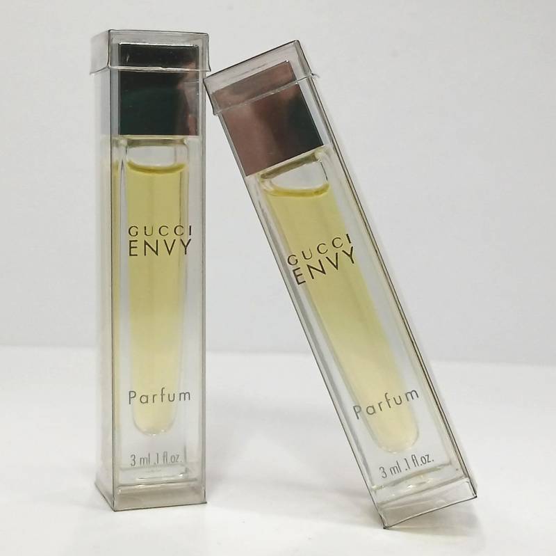 2 X Gucci Envy Parfum Splash 3 Ml Reines Pure Extrait Ovp/Box Miniature Rare von Etsy - VintageParfumsDE