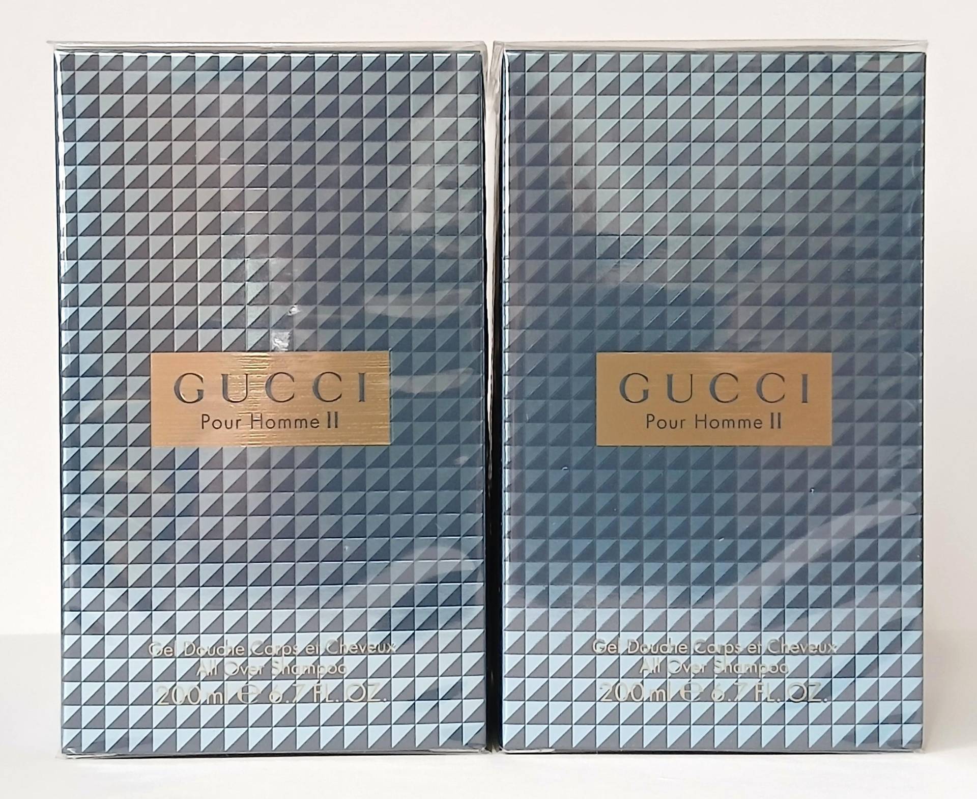 2 X Gucci Pour Homme Ii Gel Douche - All Over Shampoo 200 Ml Ovp Rare von Etsy - VintageParfumsDE