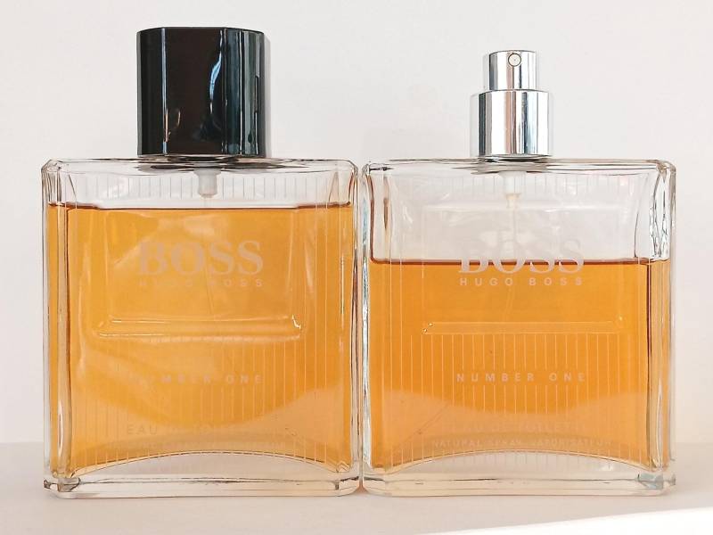 2 X Hugo Boss Boss Number One No. 1 Eau De Toilette Ursprünglich Je 125 Ml Edt Flakon Vintage Rare von Etsy - VintageParfumsDE