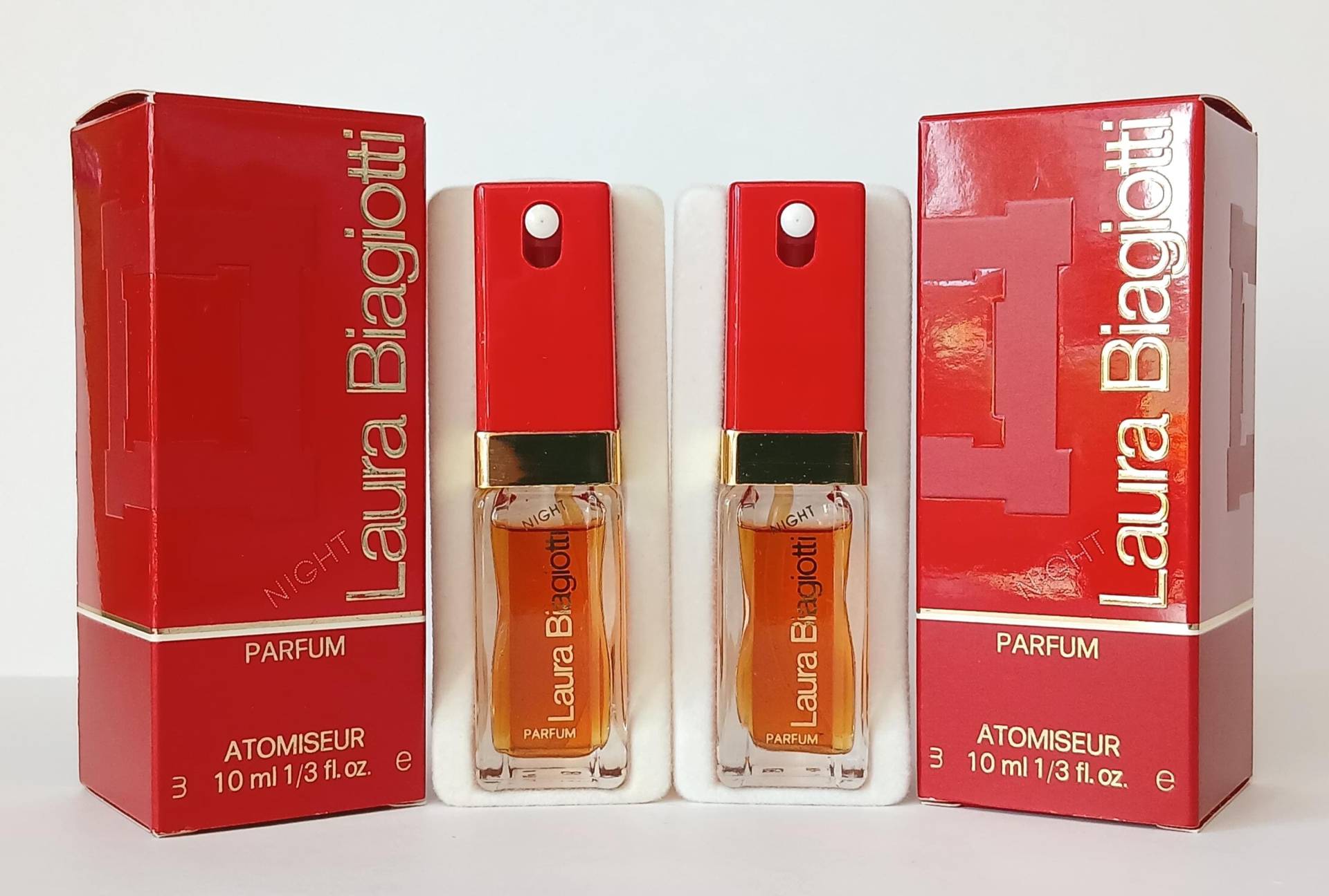 2 X Laura Biagiotti Night Parfum Atomiseur 10 Ml Pure Extrait Reines Ovp 2 X Laura Biagiotti Night Parfum Atomiseur 10 Ml Pure Extrait Reines Ovp von Etsy - VintageParfumsDE