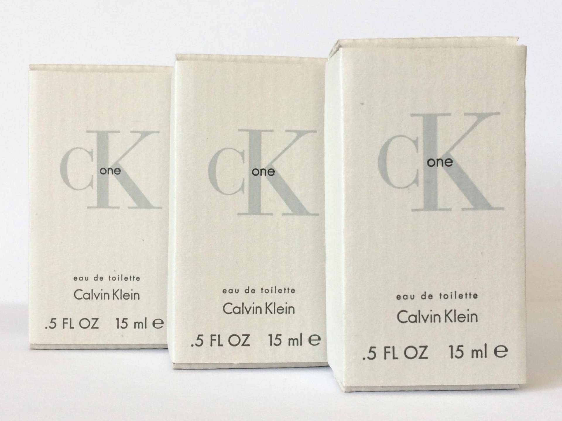 Calvin Klein Ck One Eau De Toilette 15 Ml Edt Old Version 2001 Vintage | 3 X Miniatur Made in Usa Rare von Etsy - VintageParfumsDE