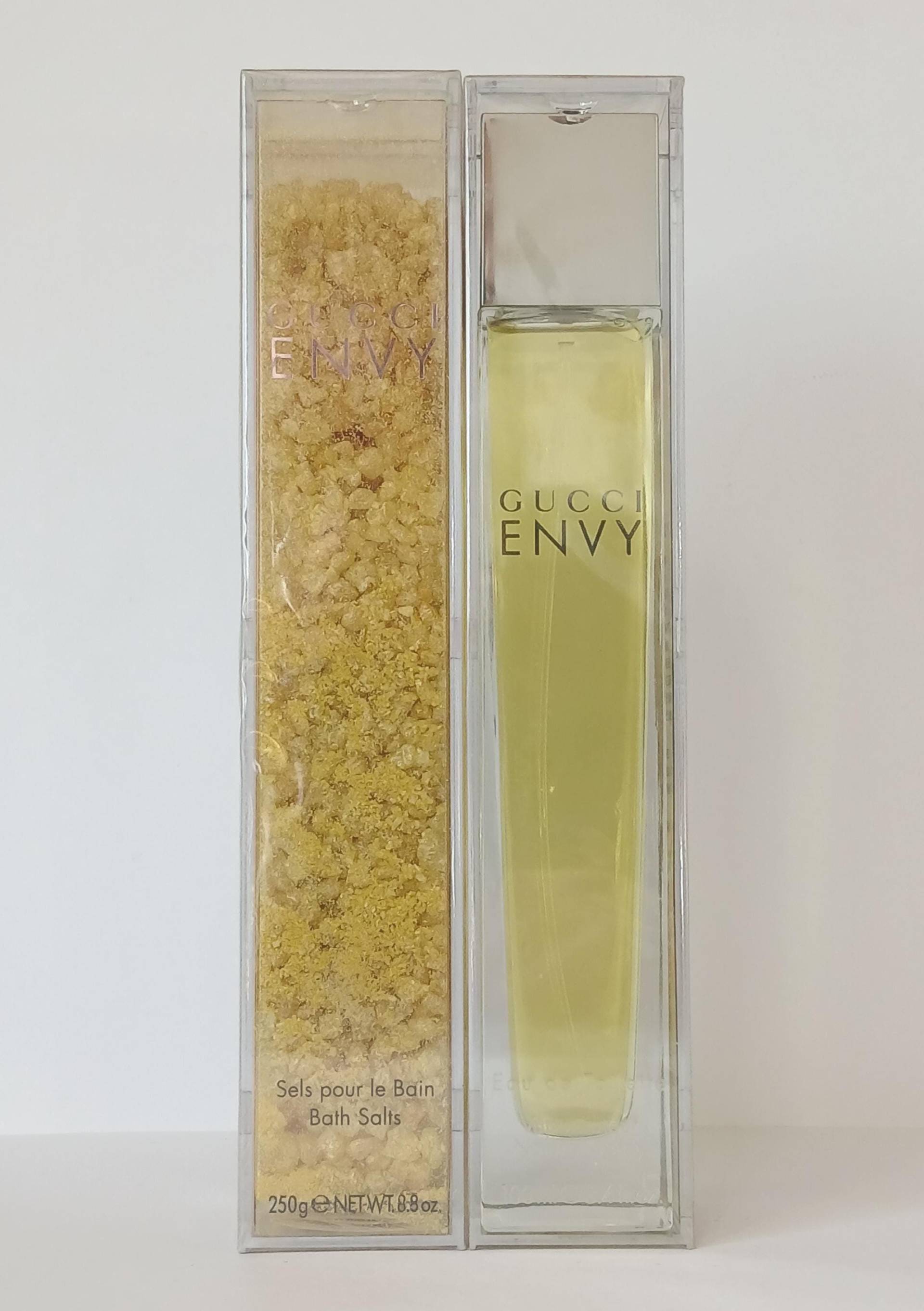 Gucci Envy Eau De Toilette 100 Ml Edt & Bath Salts 250G Ovp Folie Envy Woman Set Rare von Etsy - VintageParfumsDE
