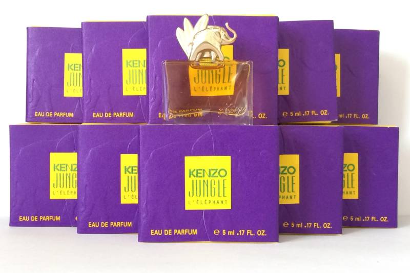 Kenzo Jungle L' Elephant Eau De Parfum 50 Ml Edp | 10 X 5 Miniaturen Old Vesion 1996 Rare von Etsy - VintageParfumsDE