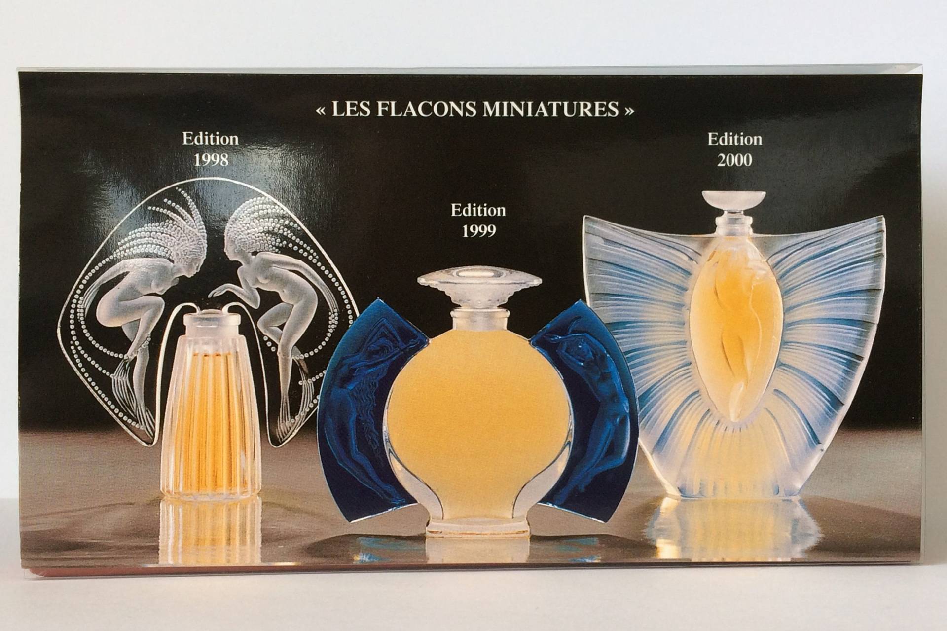 Lalique Les Flacons Collection Miniatures Parfum Edition 1998 1999 2000 Ovp Rare von Etsy - VintageParfumsDE