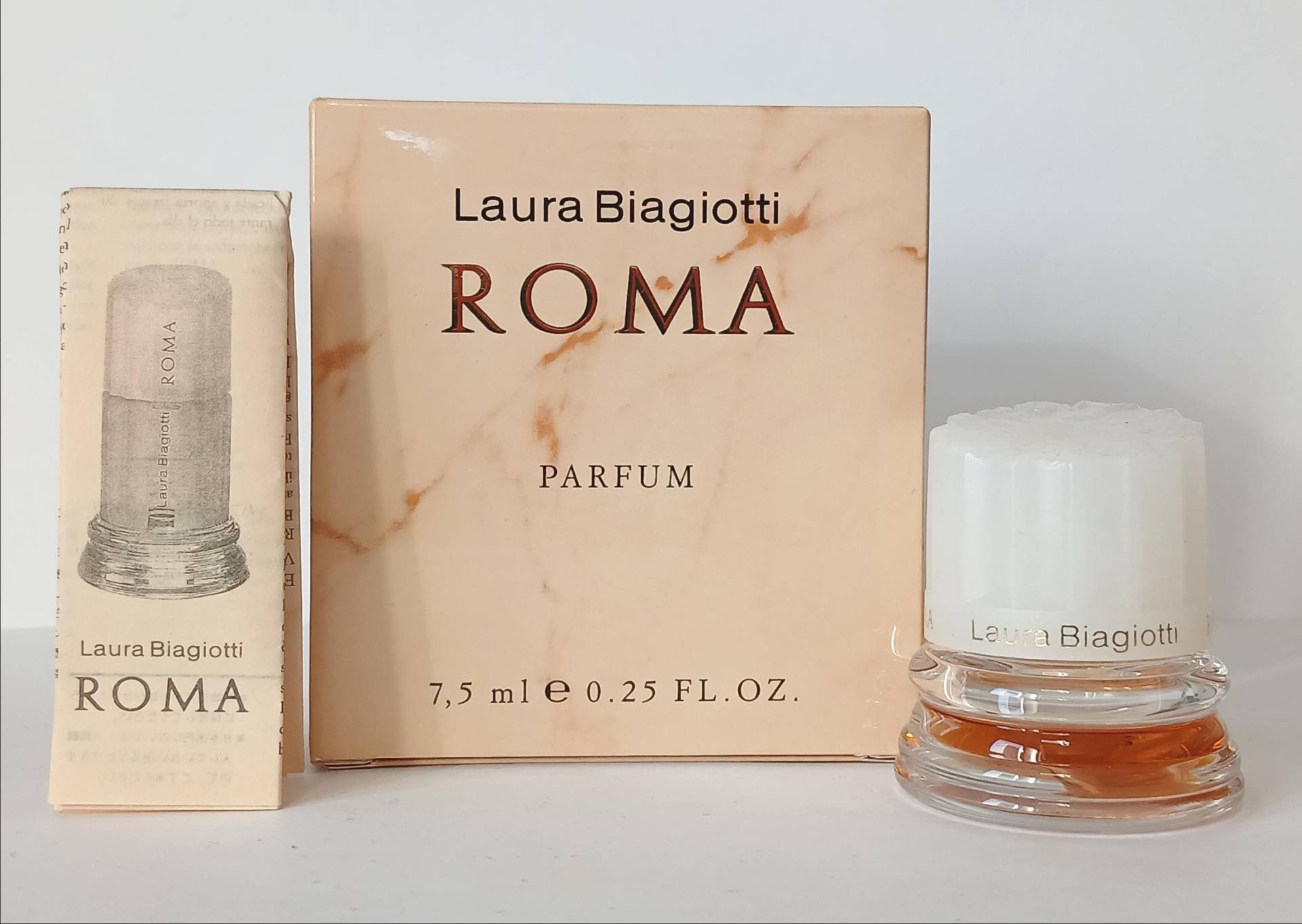 Laura Biagiotti Roma Parfum Pure-Extrait-Reines 7, 5 Ml Ovp Eurocos Version Vintage von Etsy - VintageParfumsDE