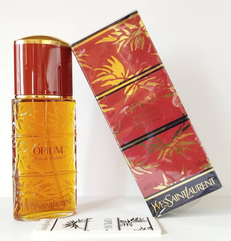 Yves Saint Laurent Opium Eau De Toilette 100 Ml Edt Ysl Vintage 1991 Rare von Etsy - VintageParfumsDE