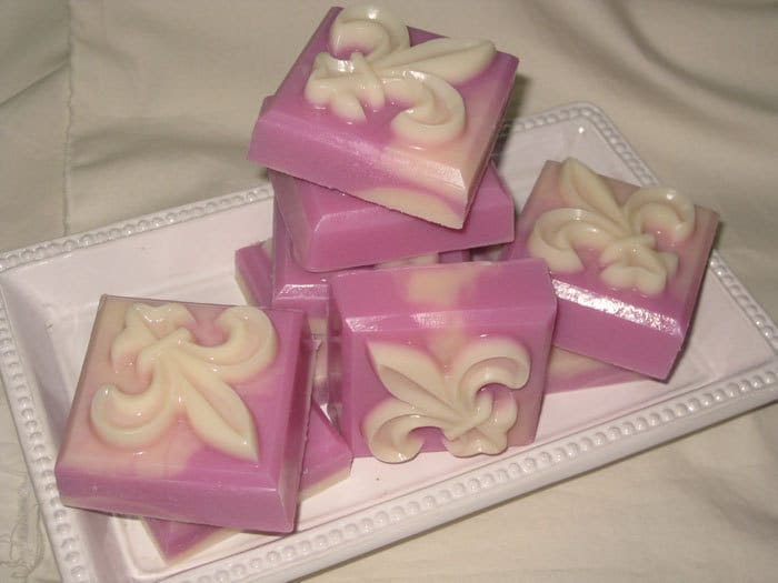 Natürliche Sheabutter Seife Fleur De Lis Gast Ylang Vegan Friendly von Etsy - VintageParisMarket