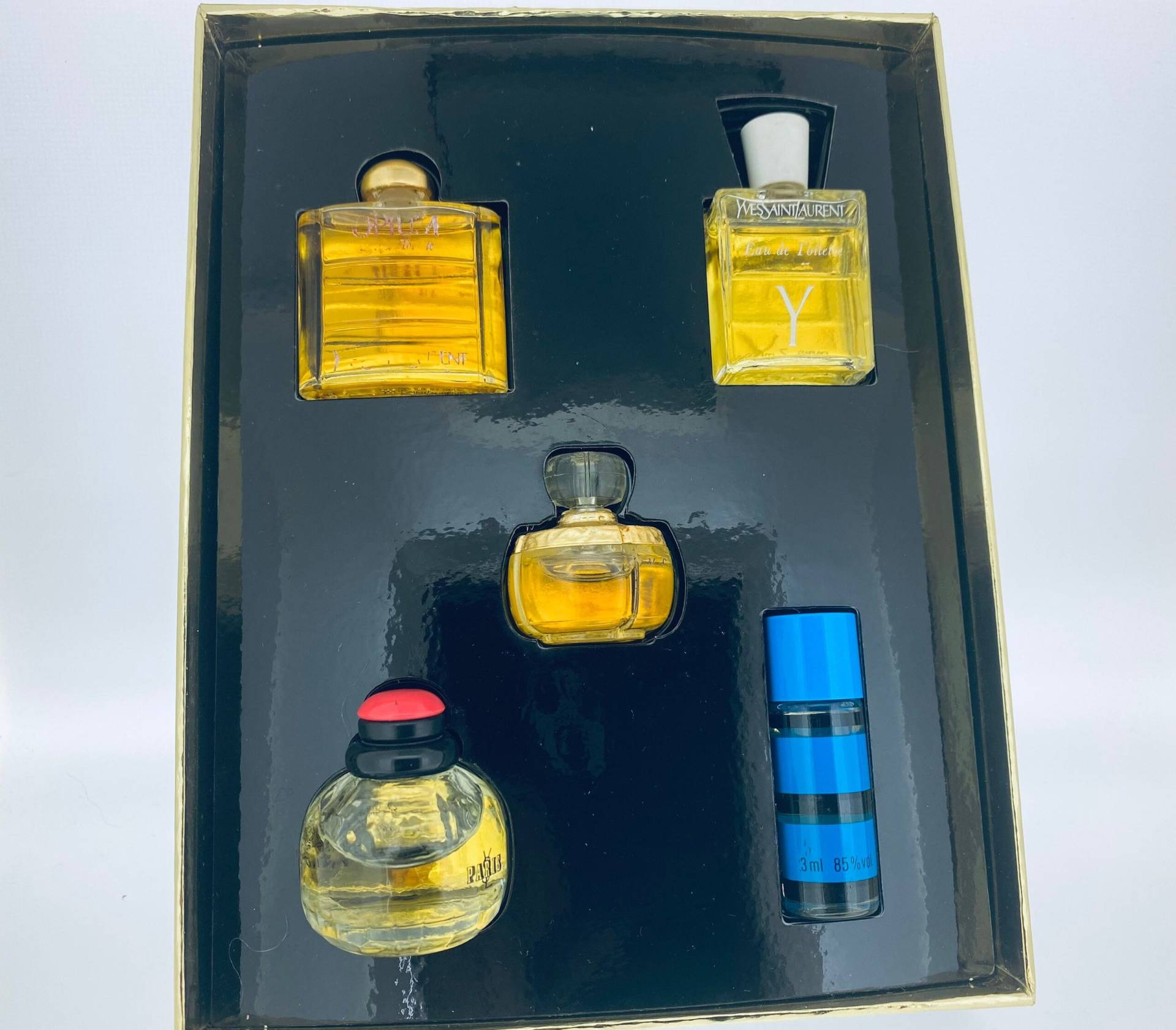 Set Yves Saint Laurent 5 Miniparfum - Opium, Y, Paris, Rive Gauche, Yvresse Champagne Ml, 7 Ml von Etsy - VintagePerfumeShop