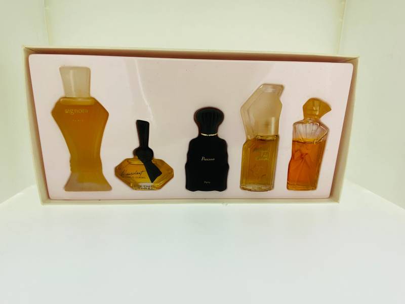 Vintage Set Miniatur 5 Parfüm, Bignora Vivier, Linbolent De Charles Jourdan, Paradisio Paris, Miguel Cuevas, Only You Paris von Etsy - VintagePerfumeShop
