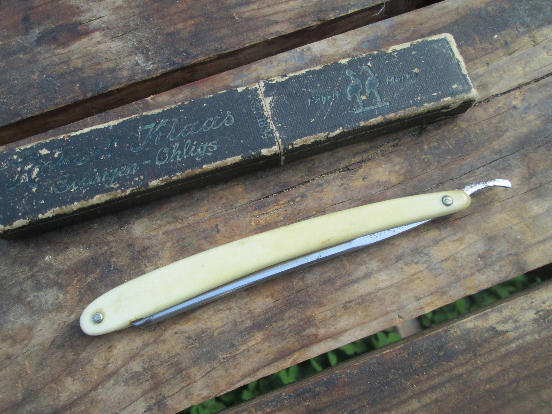Vintage Robert Klaas Solingen Rasierer German Barbier Werkzeug Sammlerstück von Etsy - VintagePisiShop