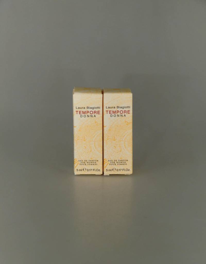 Laura Biagiotti Tempore Donna Für Frau Eau De Parfum Menge 2stk. Miniaturen 500 Ml/5Ml(10Ml Laura Biagiotti Tempore Donna Für Frau Eau De Parfum Menge 2stk. Miniaturen 500 Ml/5Ml(10Ml von Etsy - VintageRetroEu