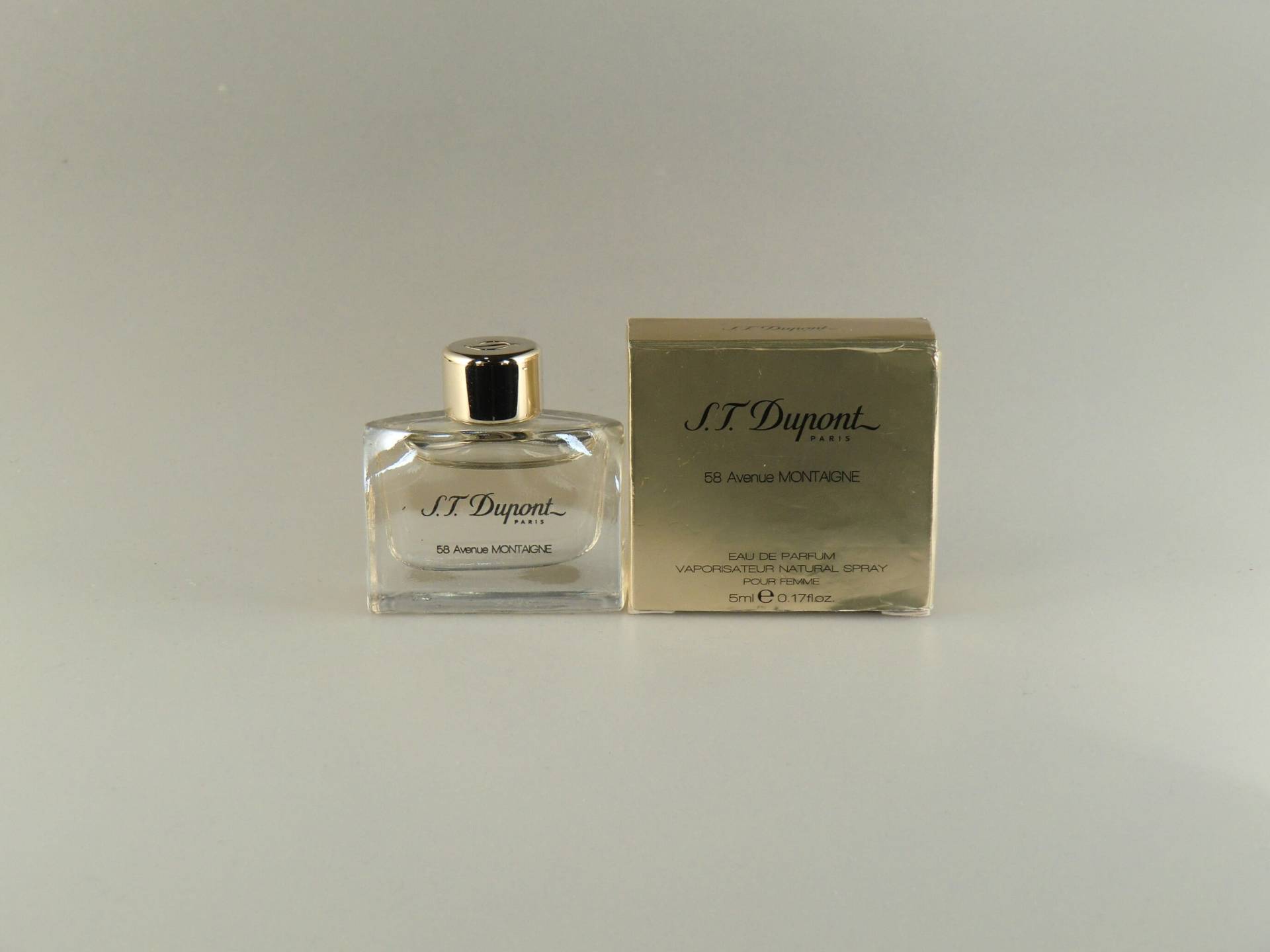 Original Seltene S.t.dupont 58 Avenue Montaigne Eau De Parfum Mini 0.17 Fl.oz./5Ml von Etsy - VintageRetroEu