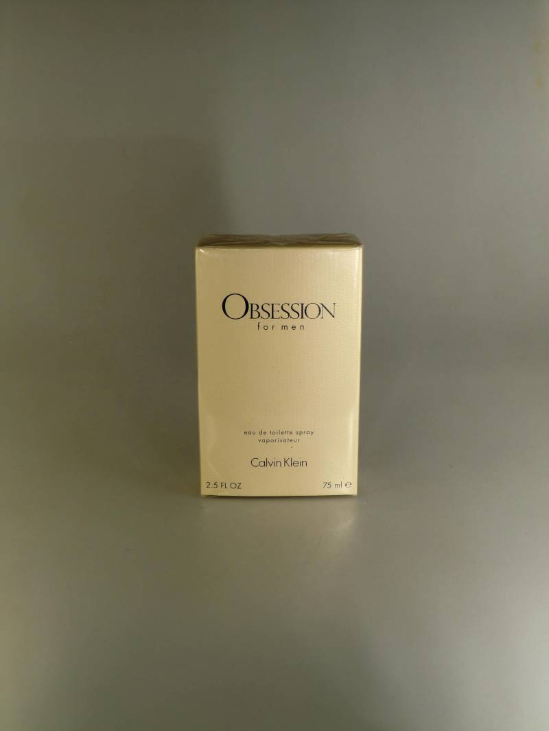 Original Vintage Calvin Klein Obsession Für Männer Eau De Toilette 2.5 Fl.oz. /75Ml von Etsy - VintageRetroEu