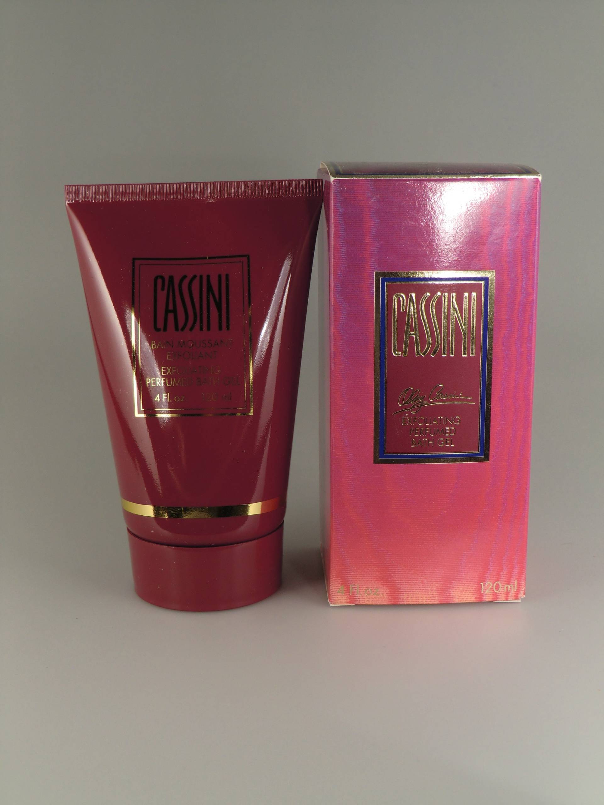Original Vintage Oleg Cassini For Woman Peeling Parfümiertes Badegel 4 Fl.oz./120Ml von Etsy - VintageRetroEu