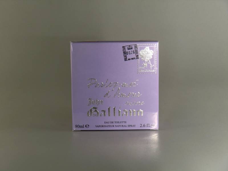 Seltener John Galliano Parlez Moi D Amour Encore Eau De Toilette Natural Spray 1.6 Fl.oz. /80Ml Seltener John Galliano Parlez Moi D Amour Encore Eau De Toilette Natural Spray 1.6 Fl.oz. /80Ml von Etsy - VintageRetroEu