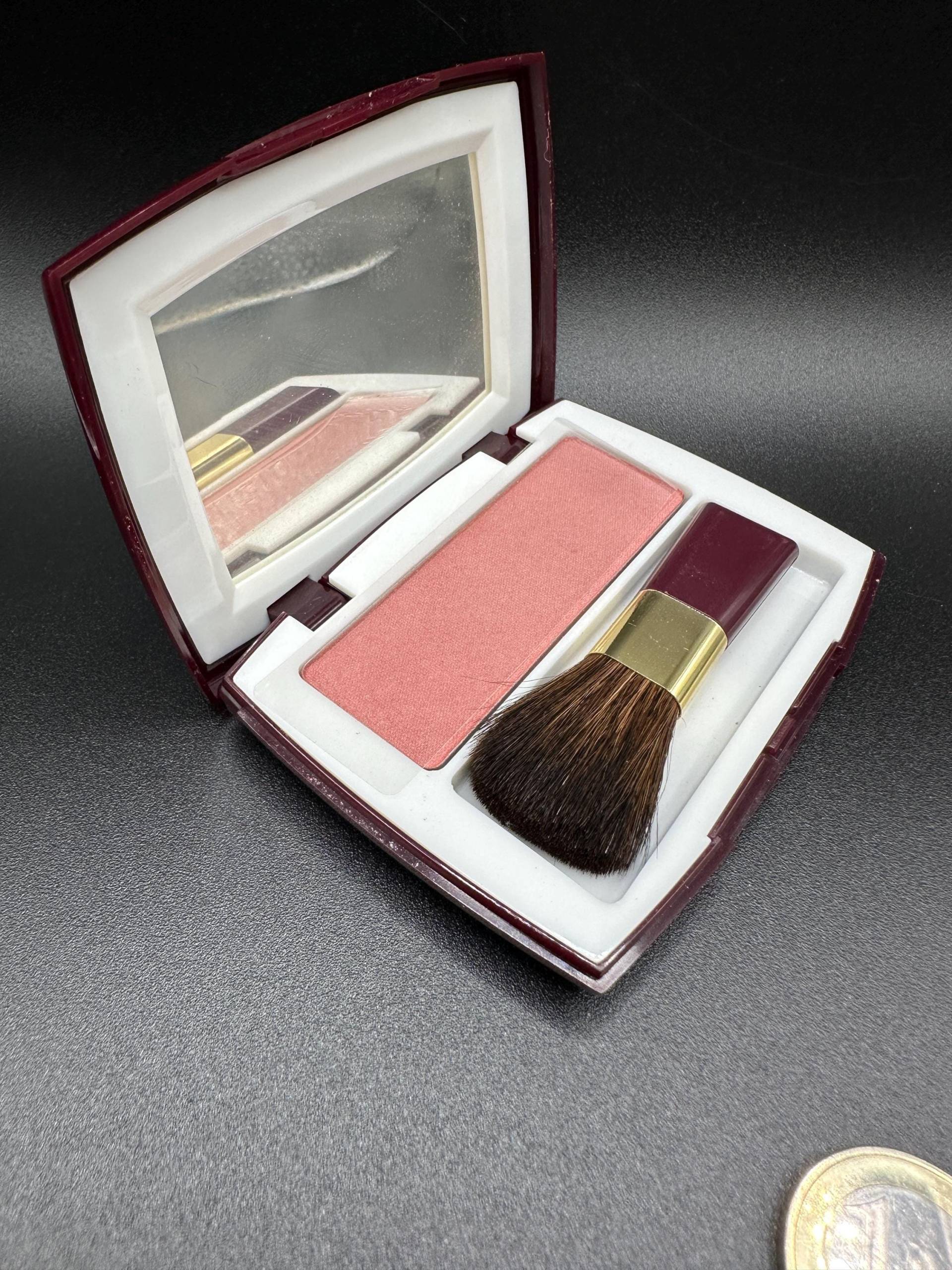 Elisabeth Arden Blusher Vintage Rouge Spiegel Etui Mit Bürste 882 Peach Promises, Unbenutzter Zustand, Made in Italy, Cheek Powder von Etsy - VintageStarsParis
