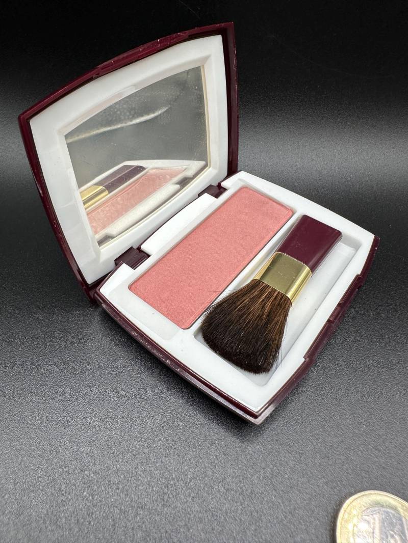 Elisabeth Arden Blusher Vintage Rouge Spiegel Etui Mit Bürste 882 Peach Promises, Unbenutzter Zustand, Made in Italy, Cheek Powder von Etsy - VintageStarsParis
