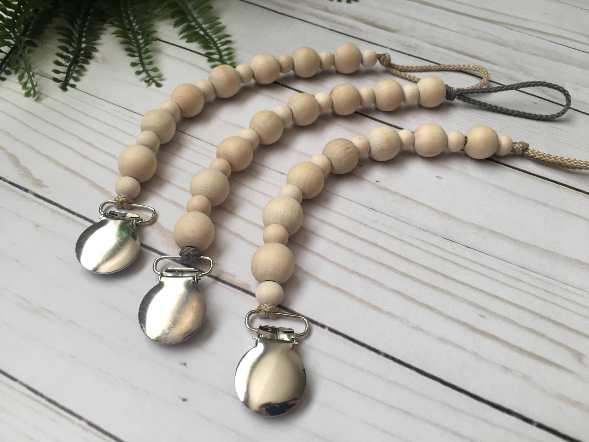 Natürliche Perlen Schnullerclip Natürliche Perlen Schnullerclip von Etsy - ViolaJadeShop