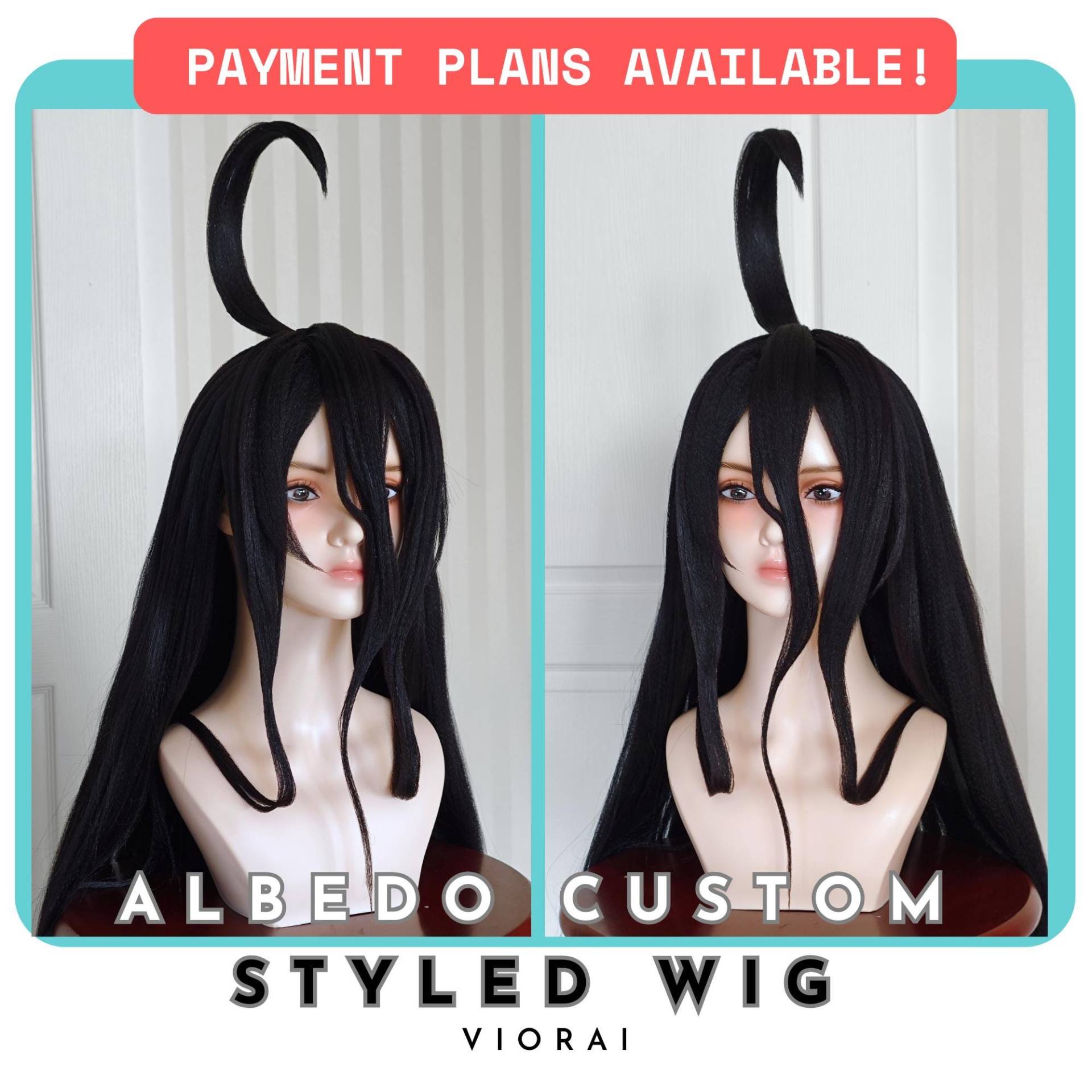Albedo Wig - Overloren Cosplay Perücke, Maßgeschneiderte Anime/Spiel Perücke Albedo Wig - Overloren Cosplay Perücke, Maßgeschneiderte Anime/Spiel Perücke von Etsy - Viorai