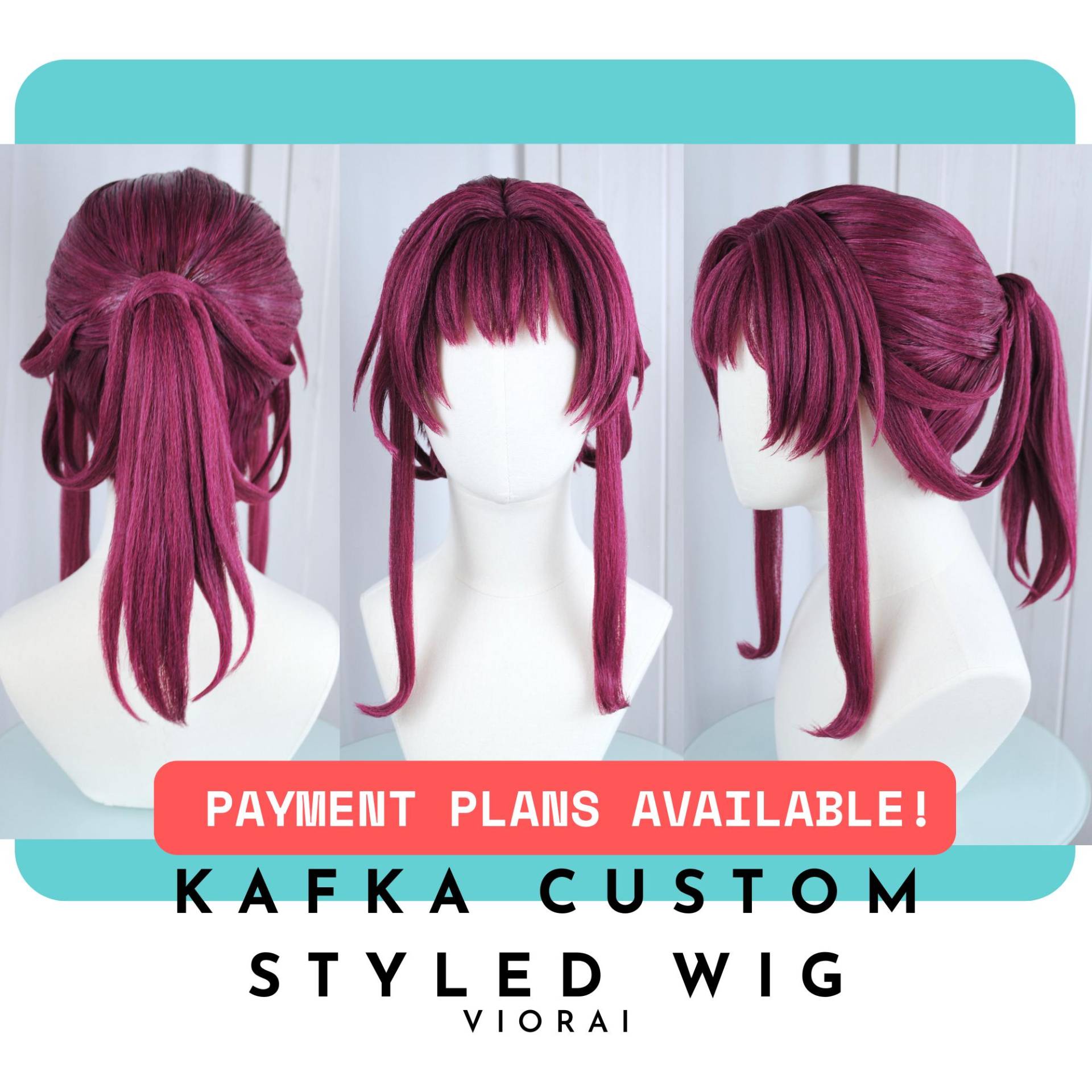 Kafka Wig - Honkai Star Rail Hsr- Dark Red Violet Inspirierte Cosplay Perücke Custom Styled Perücke, Anime Spiel Kafka Wig - Honkai Star Rail Hsr- Dark Red Violet Inspirierte Cosplay Perücke Custom Styled Perücke, Anime Spiel von Etsy - Viorai