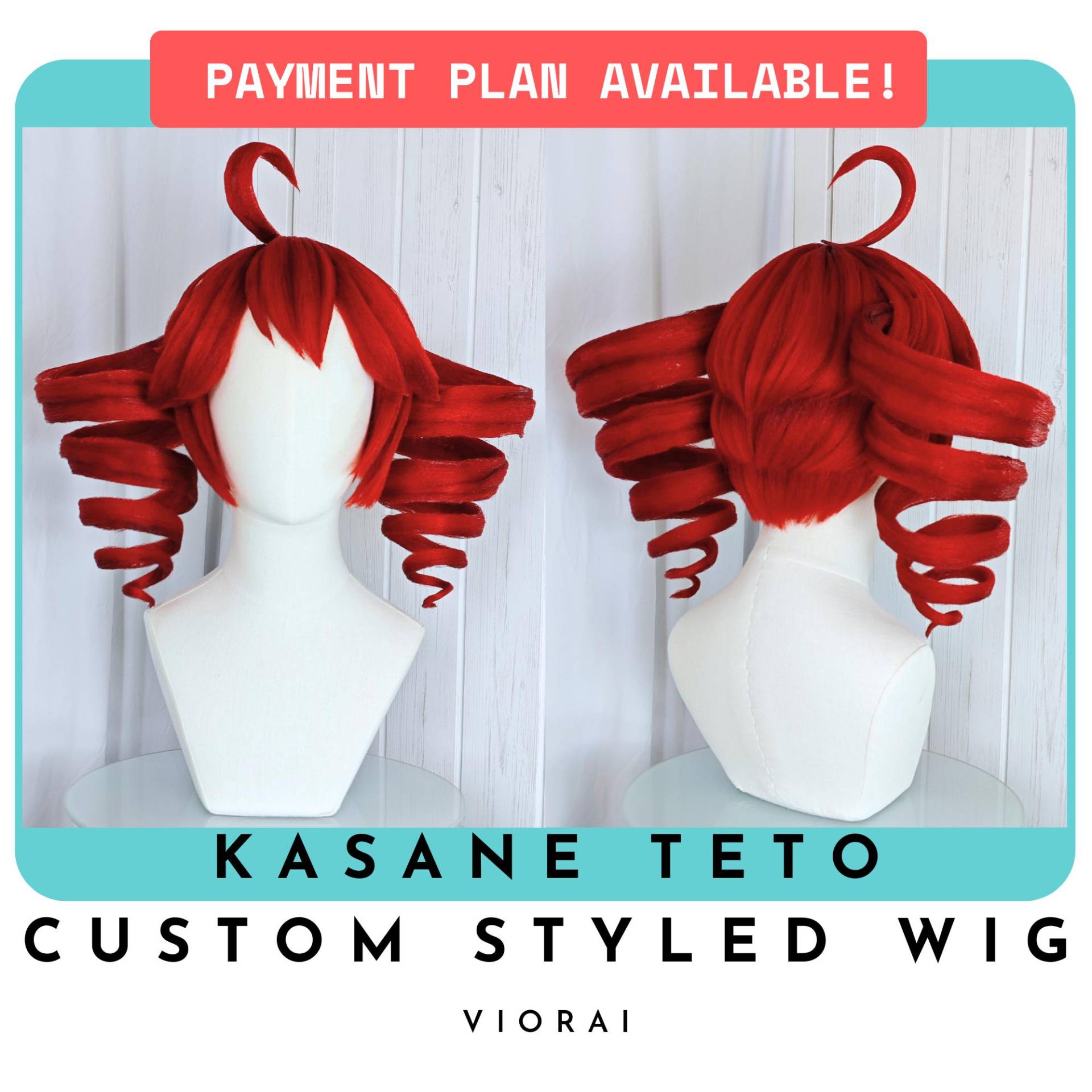 Kasane Teto Wig - Vocaloid Custom Cosplay Styled Perücke Perücke, Anime Spiel Kasane Teto Wig - Vocaloid Custom Cosplay Styled Perücke Perücke, Anime Spiel von Etsy - Viorai