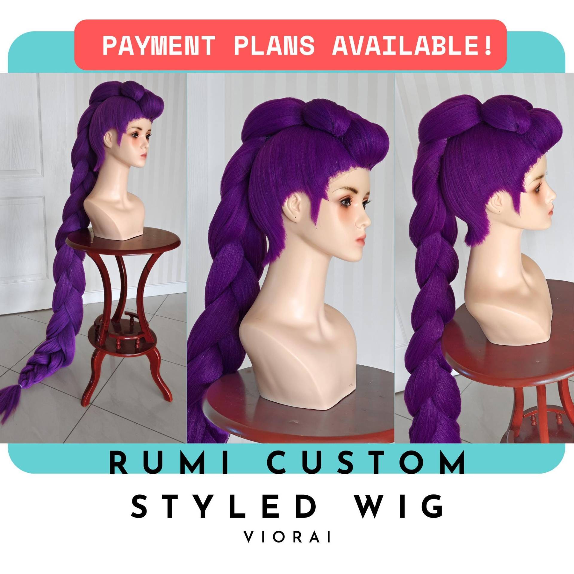Rumi Wig - Kpop Dämonenjäger Cosplay Perücke | 150 cm Langer Zopf Rumi Wig - Kpop Dämonenjäger Cosplay Perücke | 150 cm Langer Zopf von Etsy - Viorai