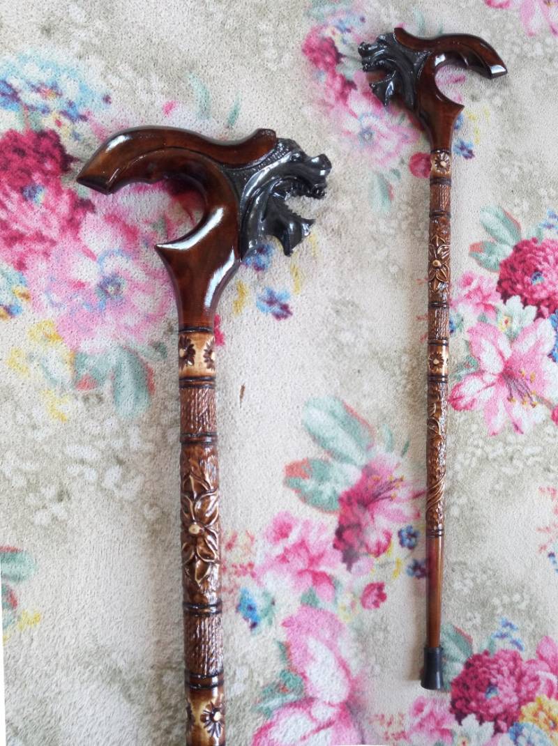 Spazierstock. Spazierstockdrache. Spazierstöcke Spazierstock Drache. Gehstock Aus Holz. Drache Handgeschnitzte Gehstöcke von Etsy - Viracane