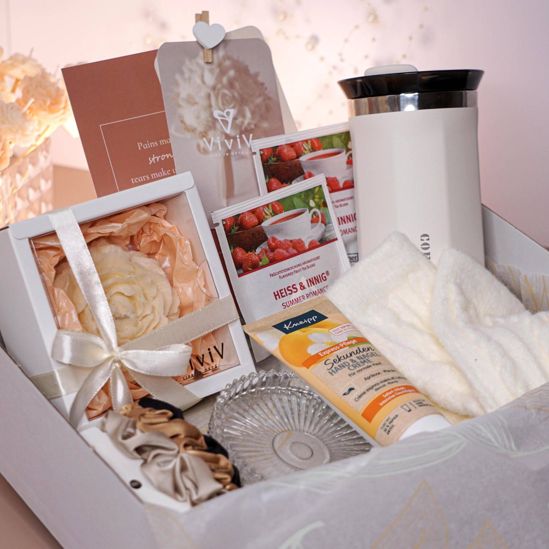 Personalisierte Self Care Geschenkbox, Set Mit Kerze - Komfort & Ruhe Für Sie Personalisierte Self Care Geschenkbox, Set Mit Kerze - Komfort & Ruhe Für Sie von Etsy - VivivStudio