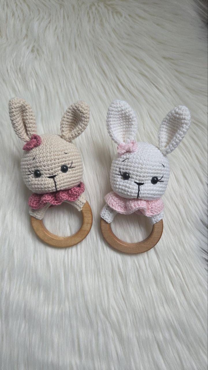 Rassel Hase Mädchen Geschenk von Etsy - VmshopLaden