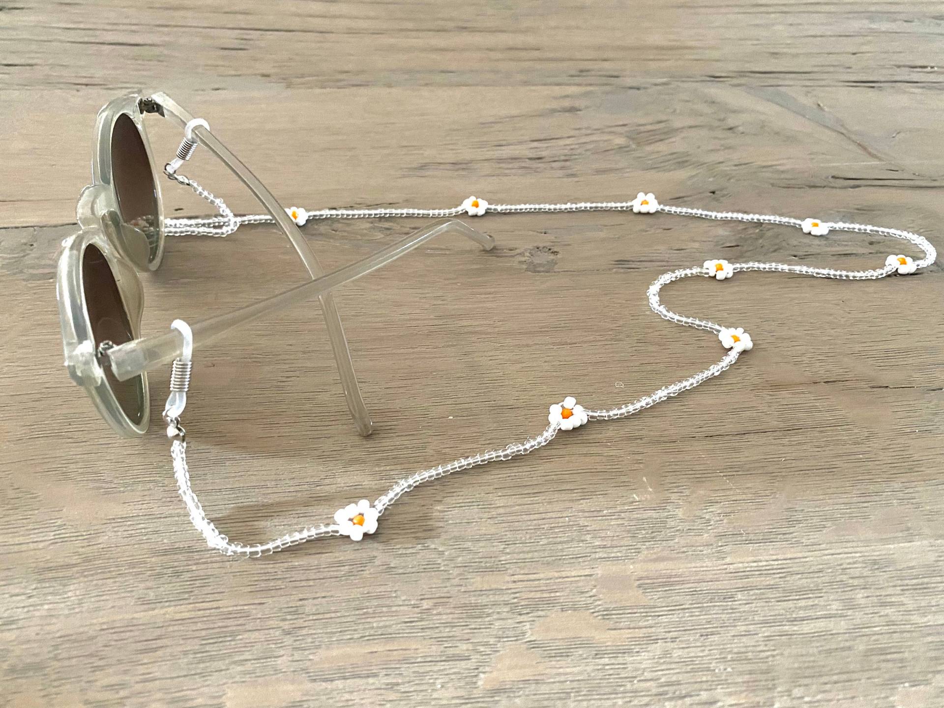 Brillenkette Blumen Perlen Brillenkette Blumen Perlen von Etsy - VonNina