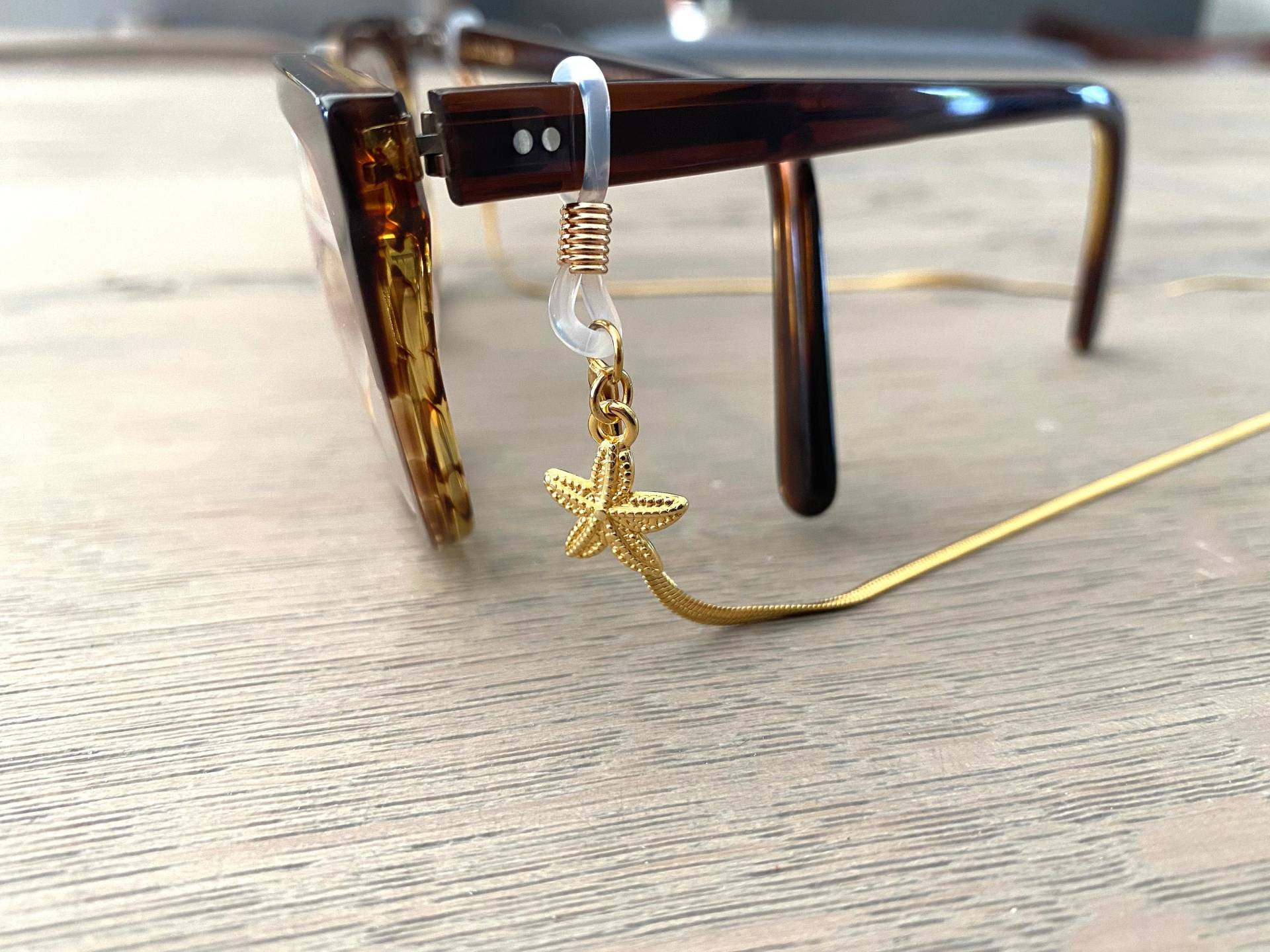 Brillenkette Gold Seestern Brillenkette Gold Seestern von Etsy - VonNina
