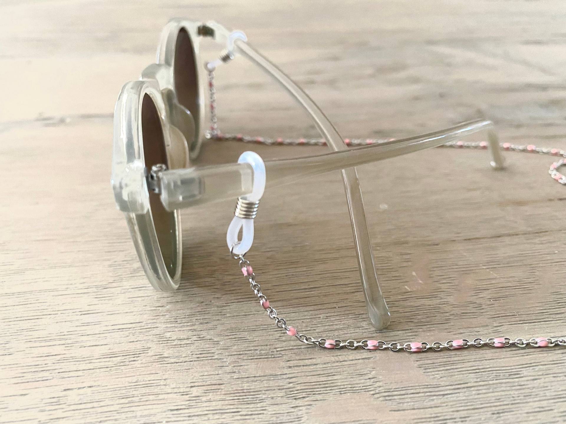 Brillenkette Silber Rosa Brillenkette Silber Rosa von Etsy - VonNina