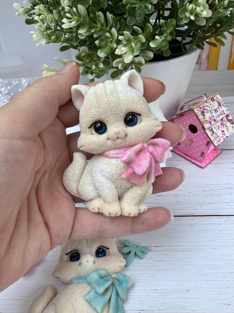Seife Süße Katzen Mit Schleife von Etsy - WagnerSeifeSouvenir