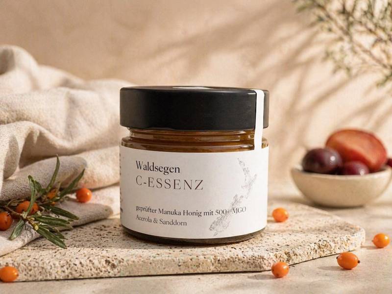 Originaler Manuka Honig 500+ Mgo Mit Acerola & Sanddorn - Natürlicher Vitamin-C Rohhonig Aus Neuseeland Waldsegen C-Essenz Originaler Manuka Honig 500+ Mgo Mit Acerola & Sanddorn - Natürlicher Vitamin-C Rohhonig Aus Neuseeland Waldsegen C-Essenz von Etsy - Waldsegen