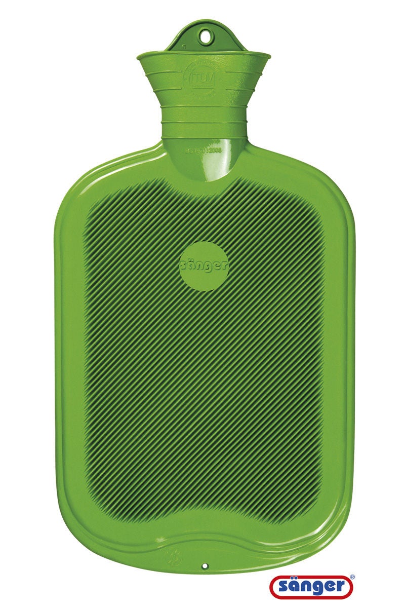 Sänger Gummi Wärmflasche - Made in Germany 2 Liter | Grün von Etsy - WarmTradition