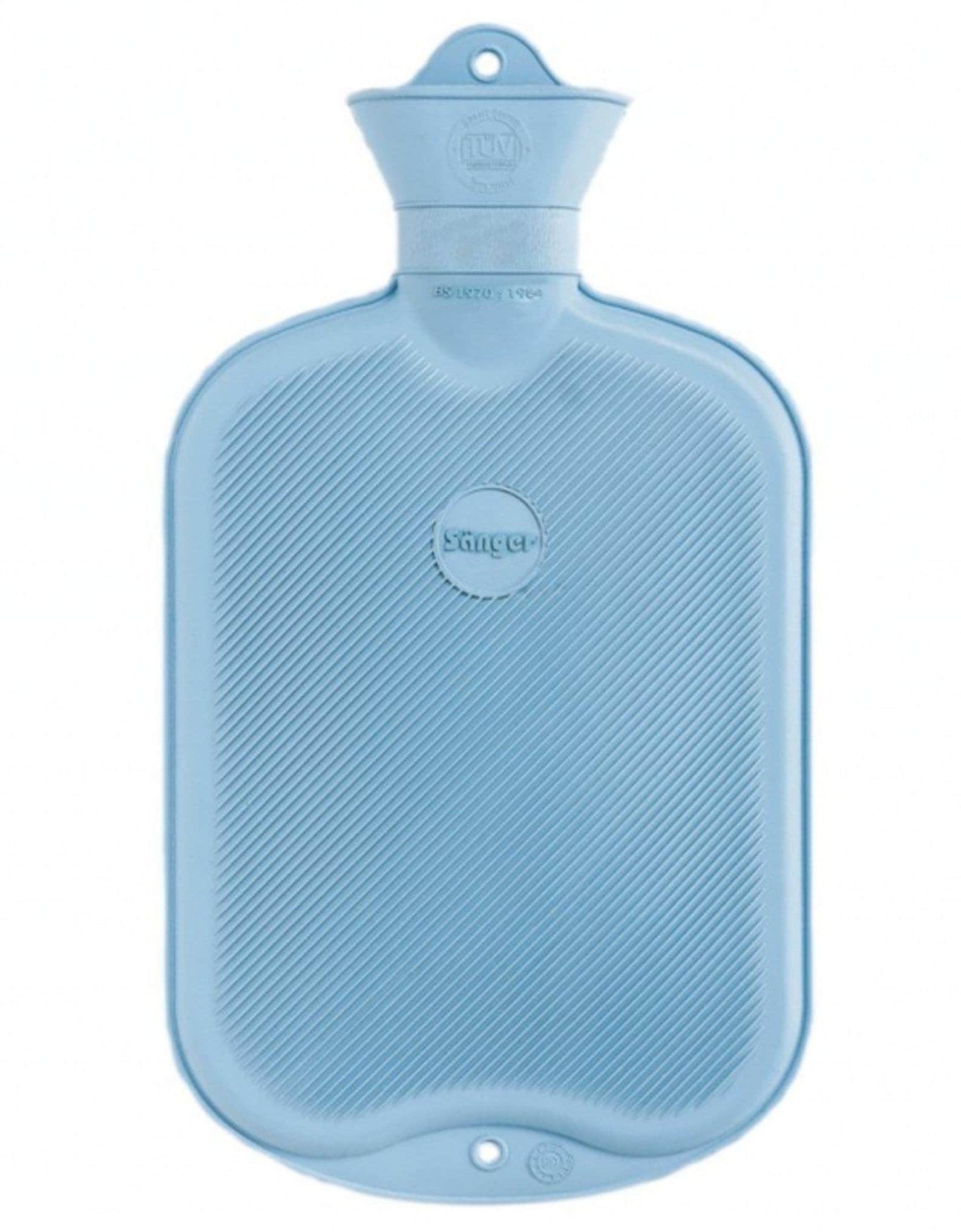 Sänger Gummi Wärmflasche - Made in Germany 2 Liter | Hellblau von Etsy - WarmTradition