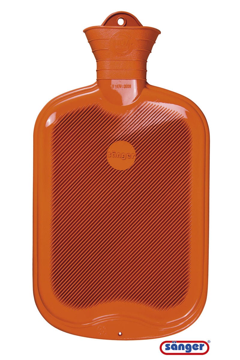 Sänger Gummi Wärmflasche - Made in Germany 2 Liter | Orange von Etsy - WarmTradition