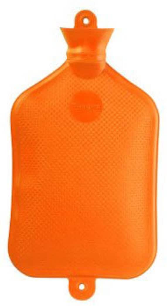 x-Large 2, 5 Liter Gummi-Wärmflasche Von Sanger in Orange - Made Germany von Etsy - WarmTradition