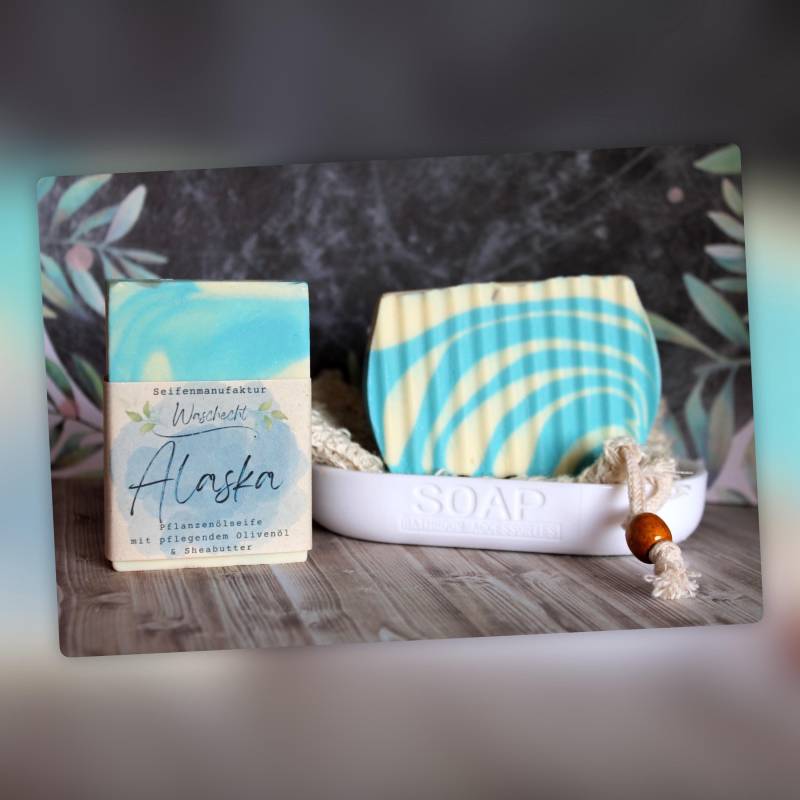 100G, Hand - & Körperseife „Alaska", Handgefertigte Naturseife Aus Hochwertigen Pflanzenölen 100G, Hand - & Körperseife „Alaska", Handgefertigte Naturseife Aus Hochwertigen Pflanzenölen von Etsy - WaschechtSeifen