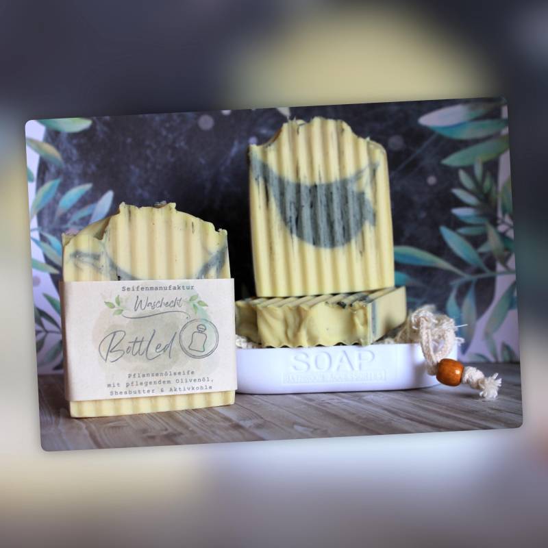100G, Hand - & Körperseife „Bottled", Handgefertigte Naturseife Aus Hochwertigen Pflanzenölen 100G, Hand - & Körperseife „Bottled", Handgefertigte Naturseife Aus Hochwertigen Pflanzenölen von Etsy - WaschechtSeifen