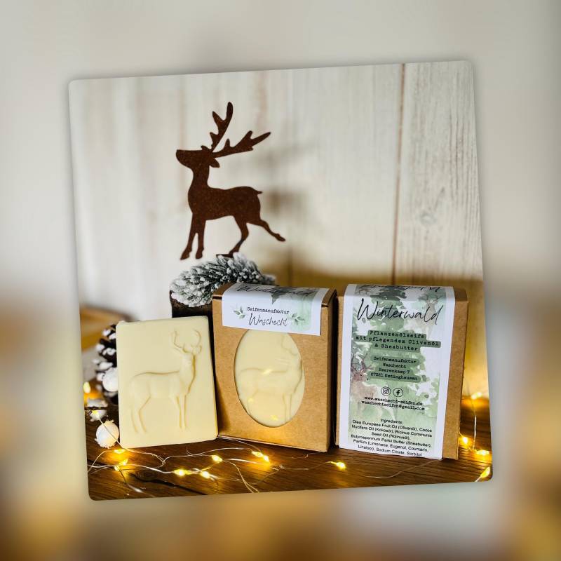 Winterseife „Winterwald" Hand & Körperseife, Handgefertigte Naturseife Aus Hochwertigen Pflanzenölen Winterseife „Winterwald" Hand & Körperseife, Handgefertigte Naturseife Aus Hochwertigen Pflanzenölen von Etsy - WaschechtSeifen